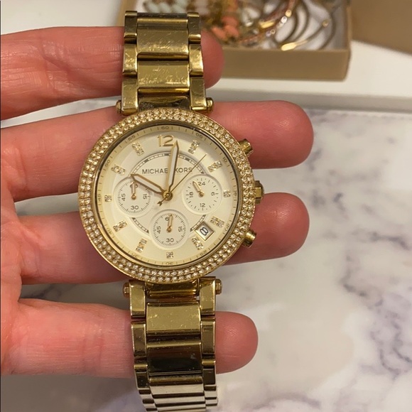 Gold Michael Kors Watch 